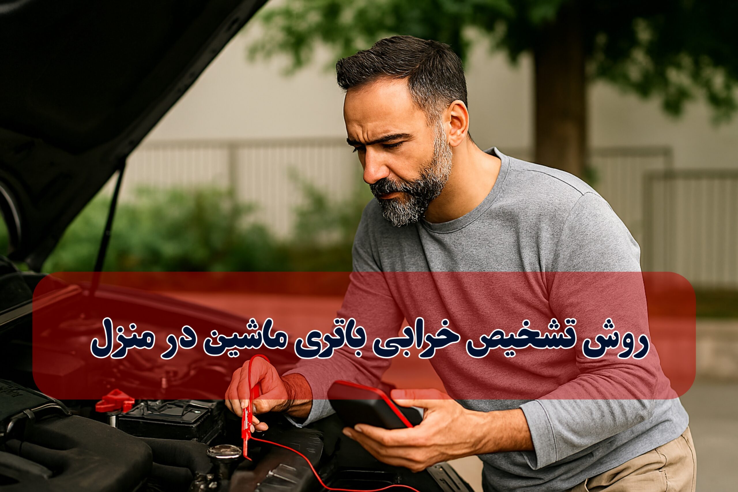 روش تشخیص خرابی باتری ماشین و تست در منزل