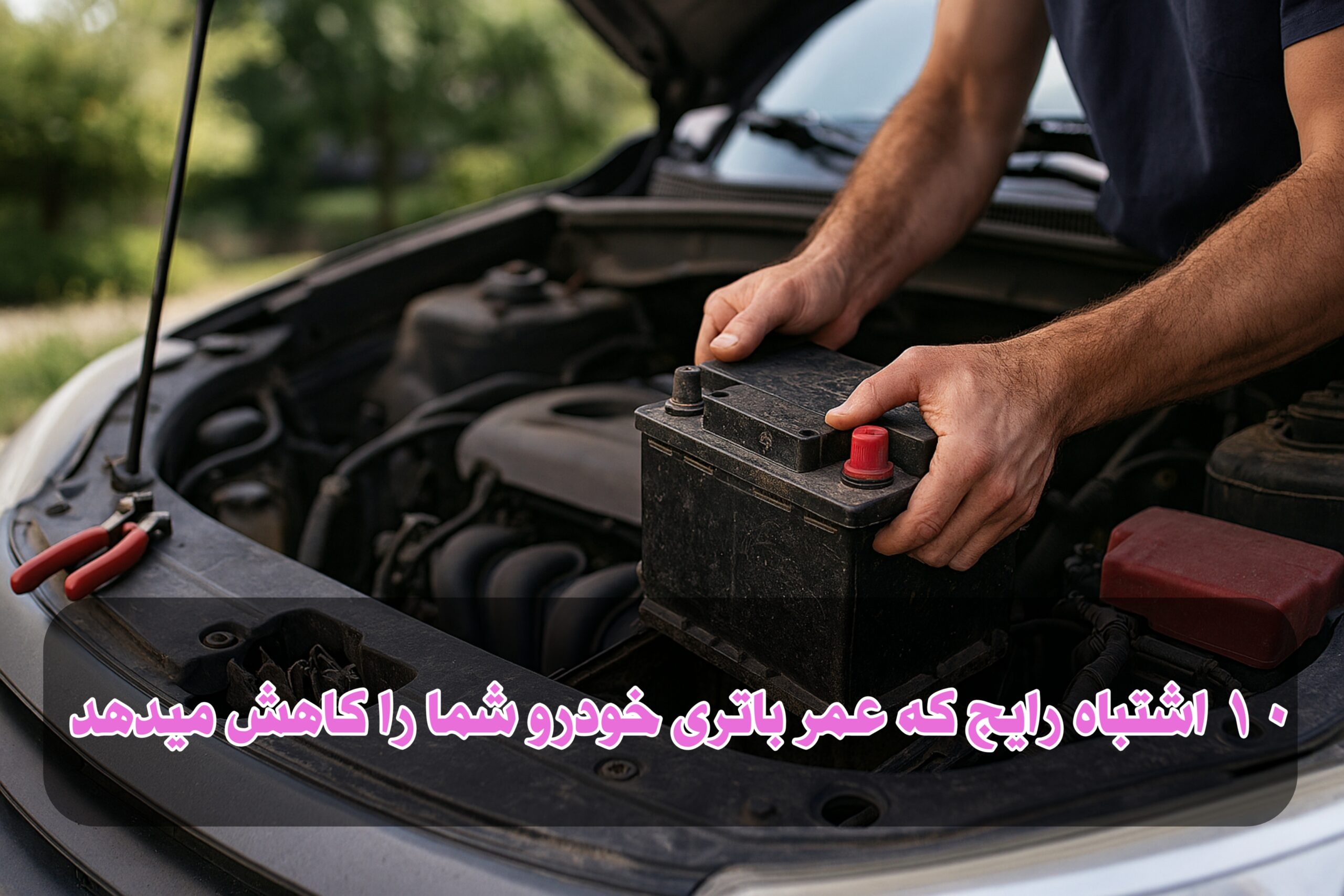 10 اشتباه که عمر باتری خودرو را کاهش میدهد